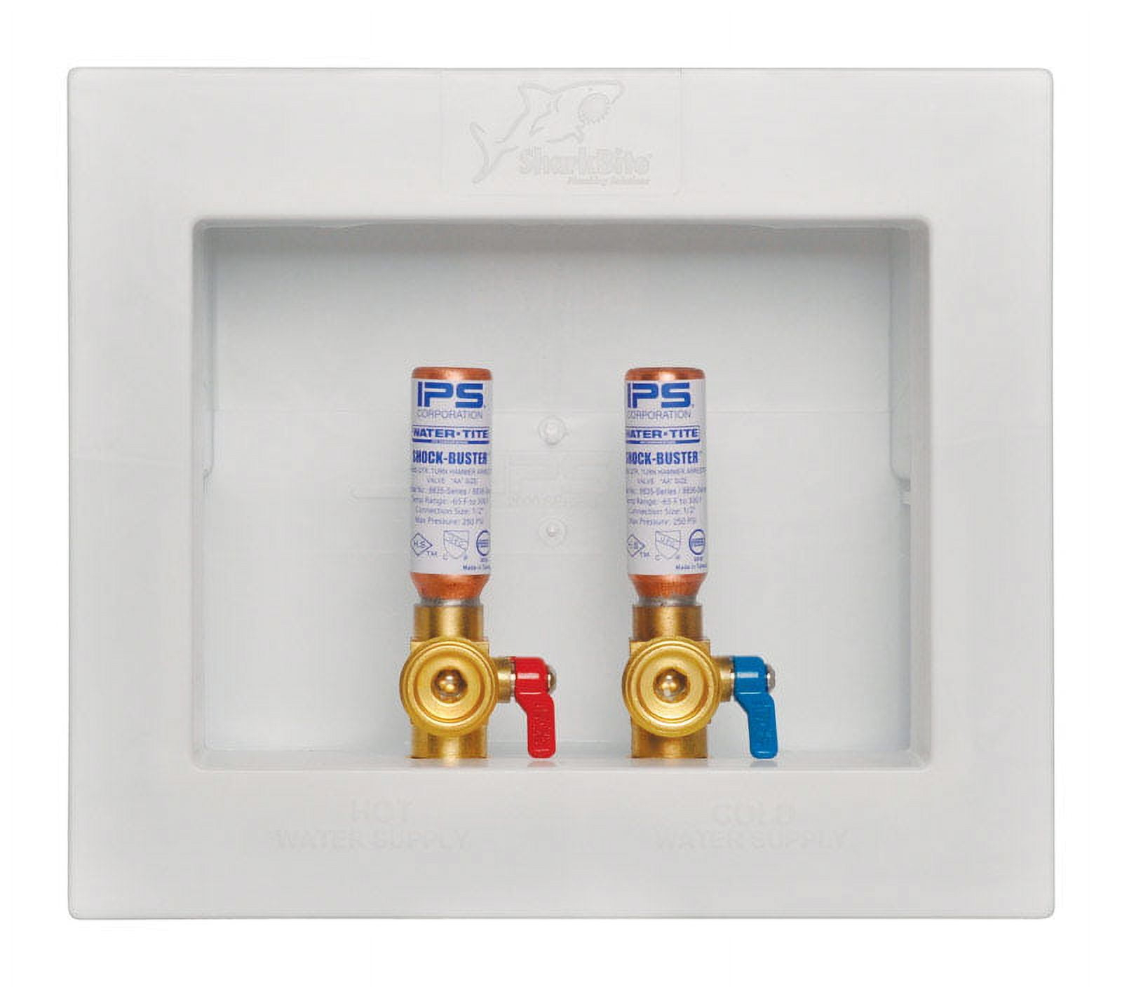 Sharkbite 1/2 in. Dia. x 3/4 in. Dia. Washing Machine Outlet Box