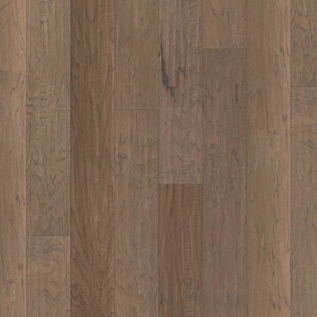 Shaw Sw219 Pebble Hill 5" Wide Handscraped Engineered Hickory Hardwood Flooring - Cassia