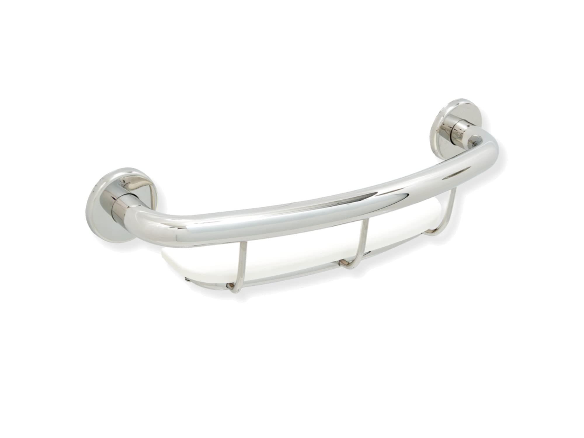 Shelf Grab Bar for Bathroom Shower Tub Kitchen Safety Aid/304 Stainless/Polished Chrome/ 18" x 5.5"