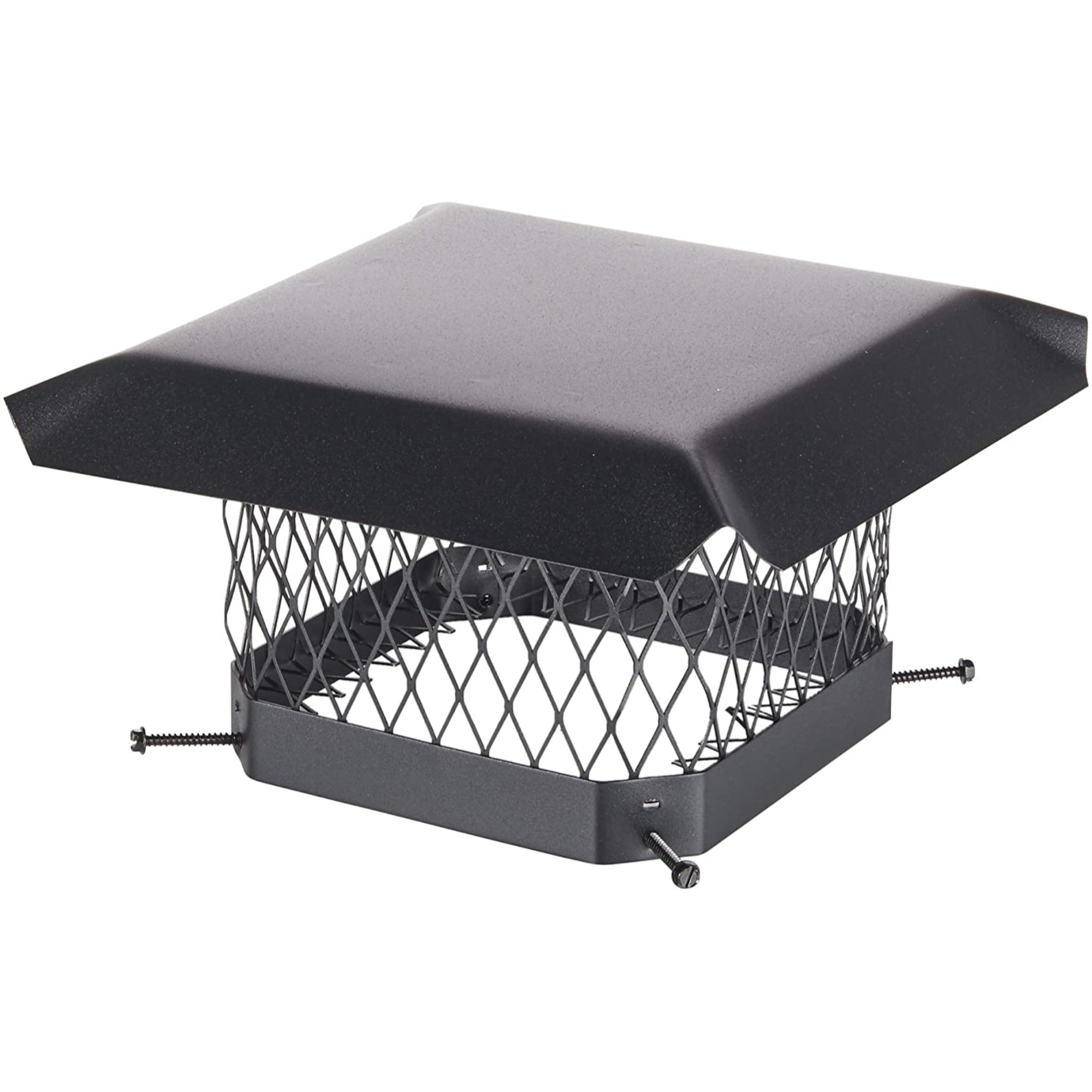 Shelter SC99 Single-Flue Black Galvanized-Steel Chimney Cap (9" x 9")