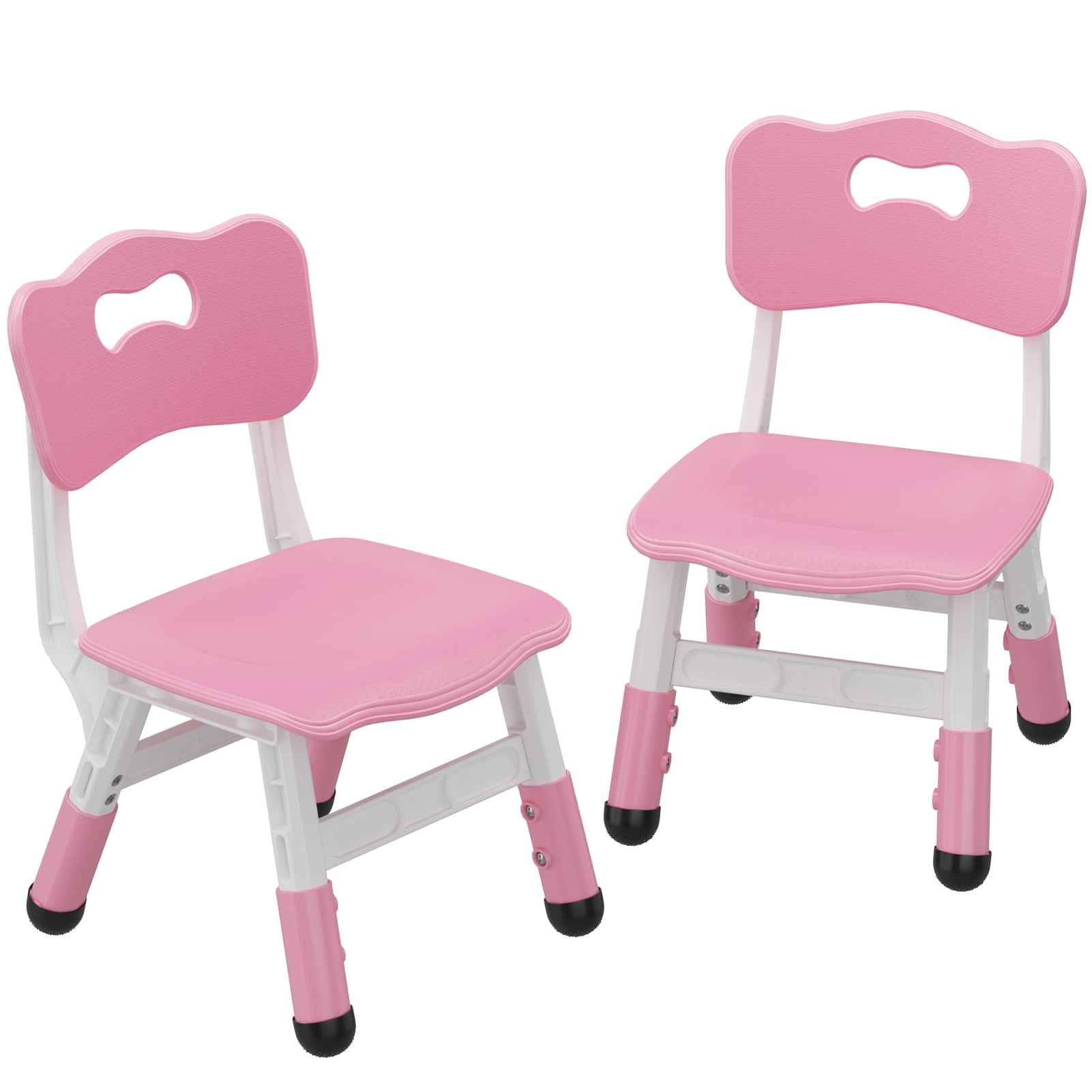 Shininglove Set of 2 Kids Chairs with Adjustable Height & Non-Slip Legs, for 2-6 Years Old Boys Girls