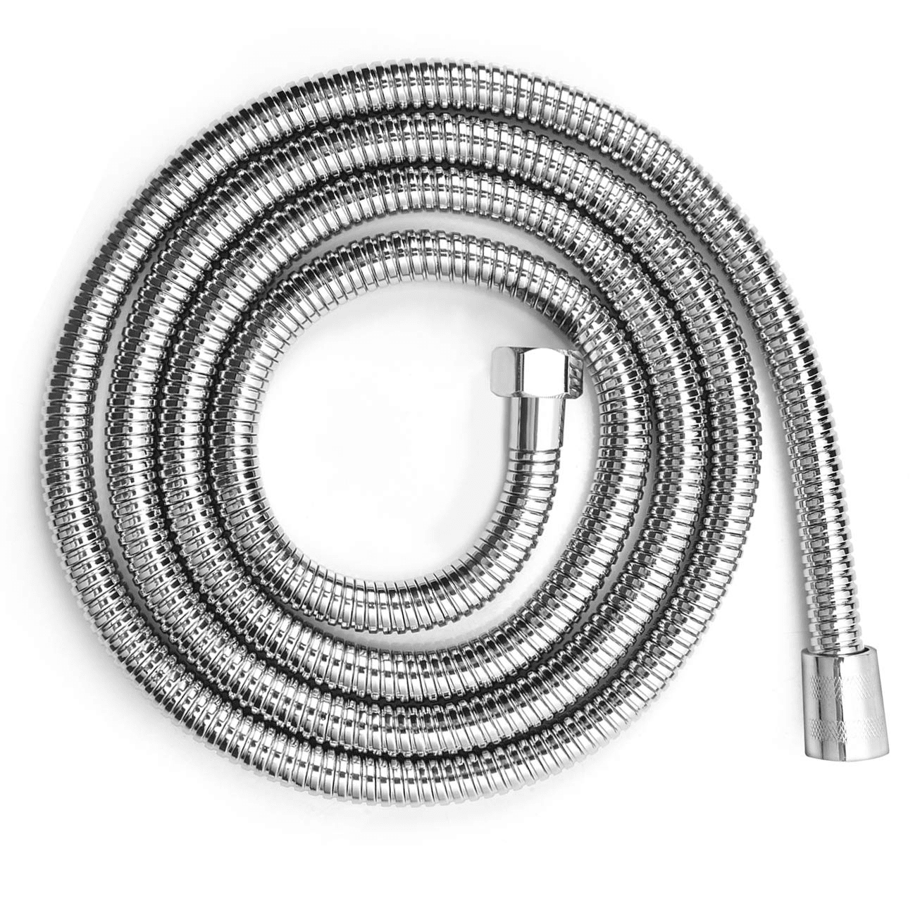 Shower Hose Extra Long 118 Inches Chrome Handheld Shower Head Hose with Brass Insert and Nut - Lightweight and Flexible
