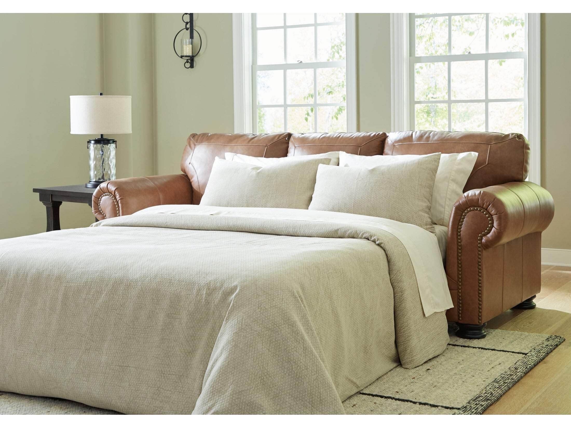 Signature Design by Ashley Carianna Caramel Queen Sofa Sleeper