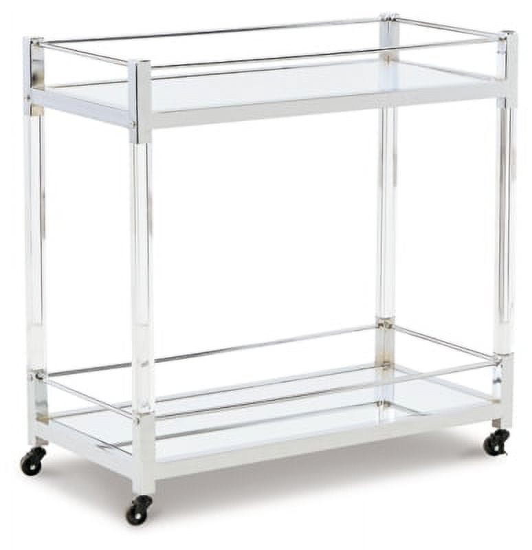 Mercer41 Acrylic, Metal Bar Cart