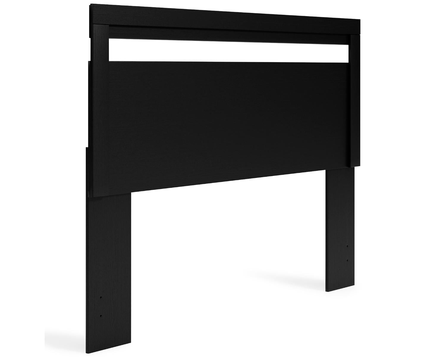 Queen Finch Panel Headboard Black - Signature Design by Ashley: Contemporary Matte Finish, 50.94" Height