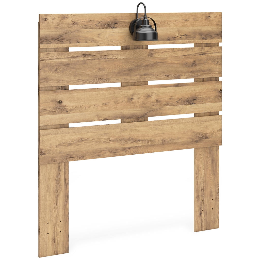 Signature Design by Ashley Casual Larstin Full Panel Headboard  Tan Brown