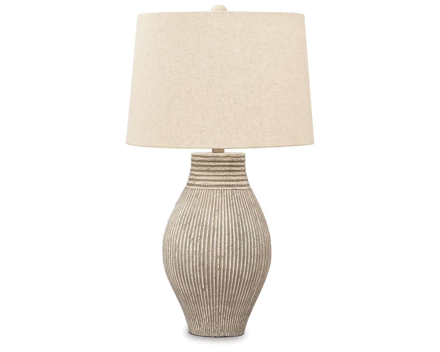 Layal Table Lamp Beige: 3-Way Switch, Textured Base, UL Listed - Signature Design by Ashley