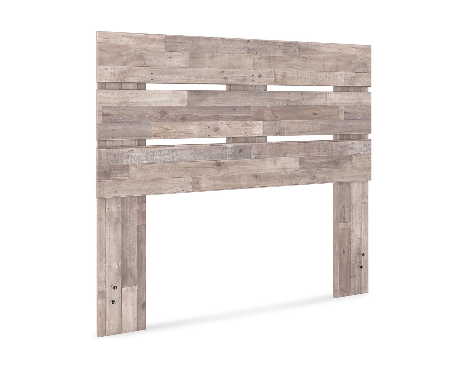Full Neillsville Panel Headboard Whitewash: Beach Chic Urban Style - Signature Design by Ashley