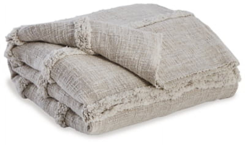 Signature Design by Ashley Casual Samsen Throw  Linen