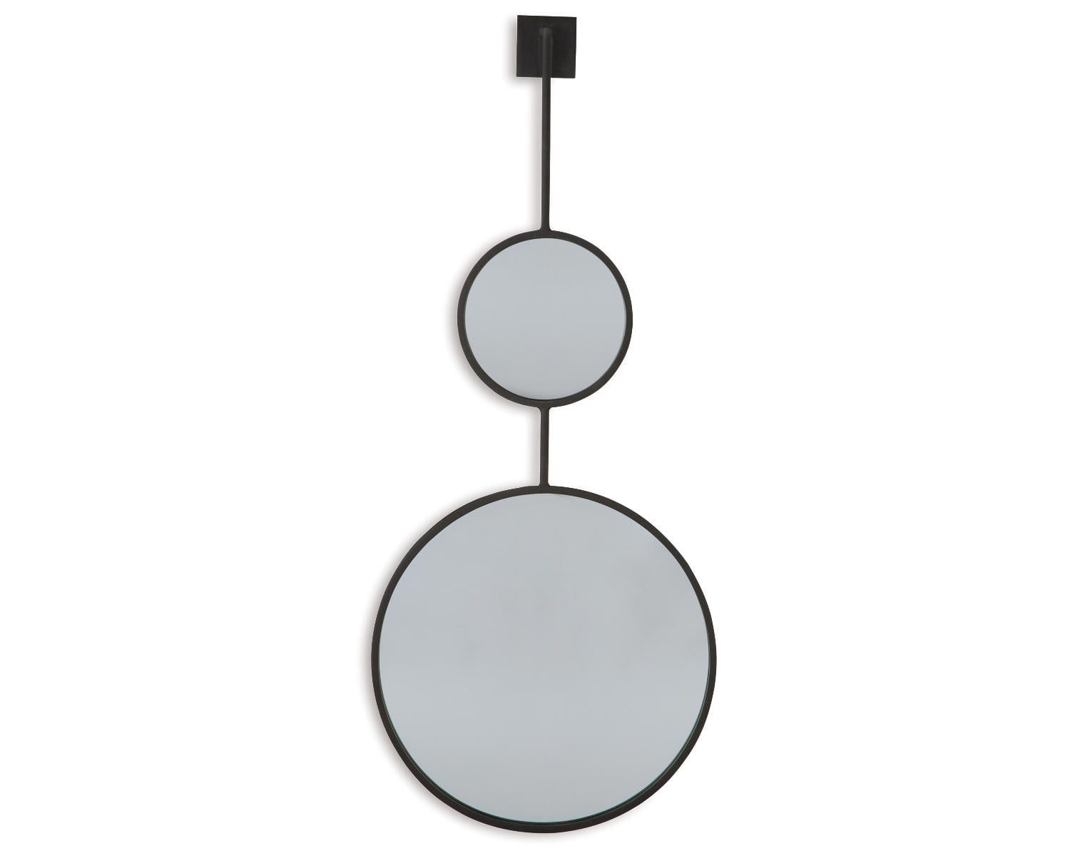 Signature Design by Ashley Contemporary Brewer Accent Mirror  Black