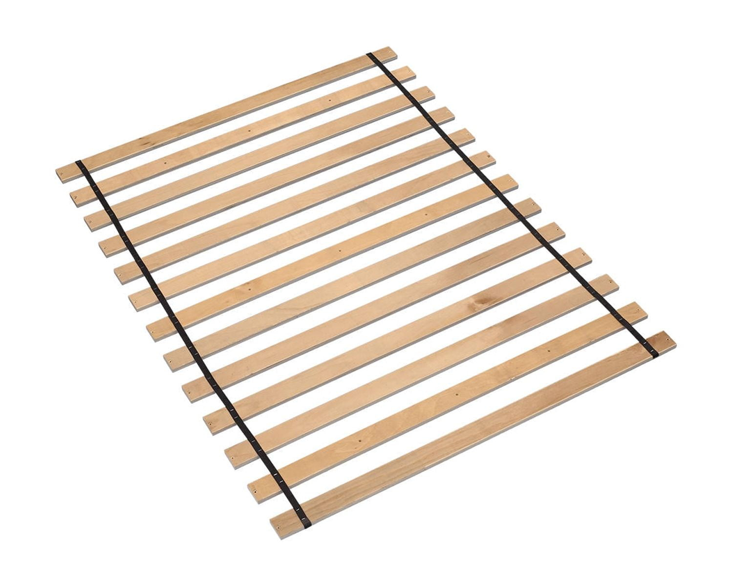 King Frames and Rails Roll Slats Brown - Signature Design by Ashley: Mattress Base