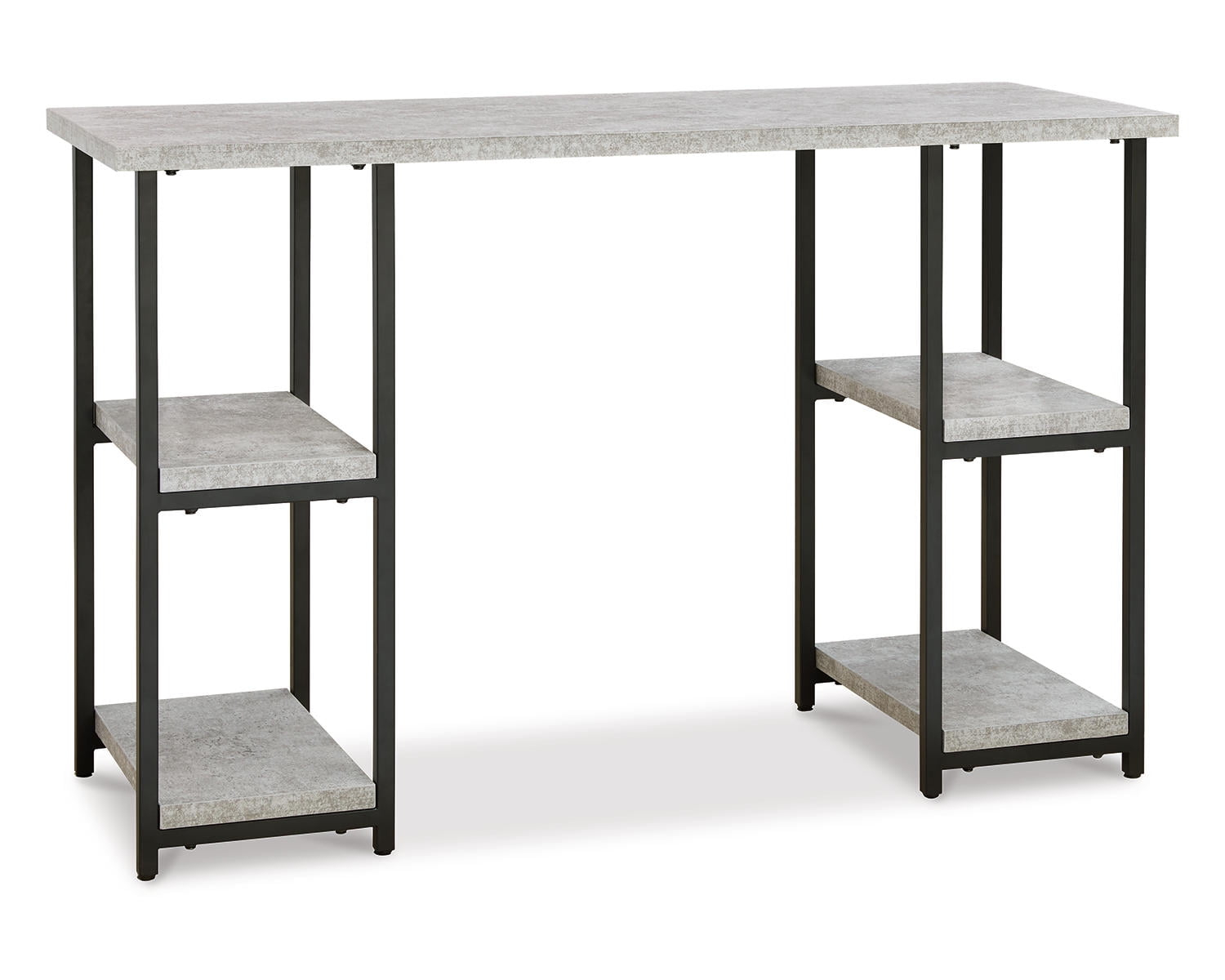 Signature Design by Ashley Contemporary Lazabon 48" Home Office Desk, Gray/Black