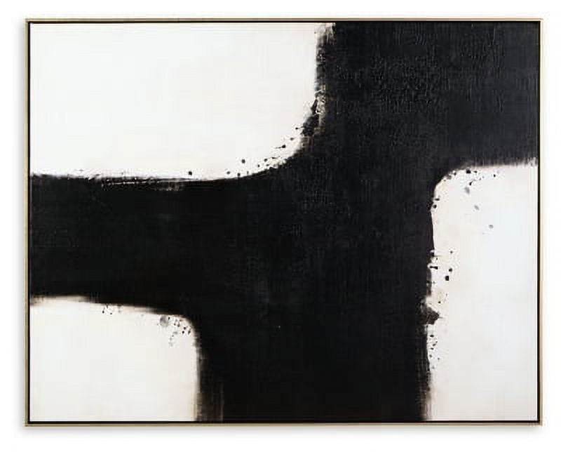 Signature Design by Ashley Contemporary Reighlea Wall Art  Black/White