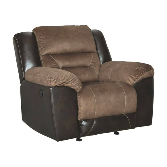 Signature Design by Ashley Earhart Rocker Recliner in Chestnut