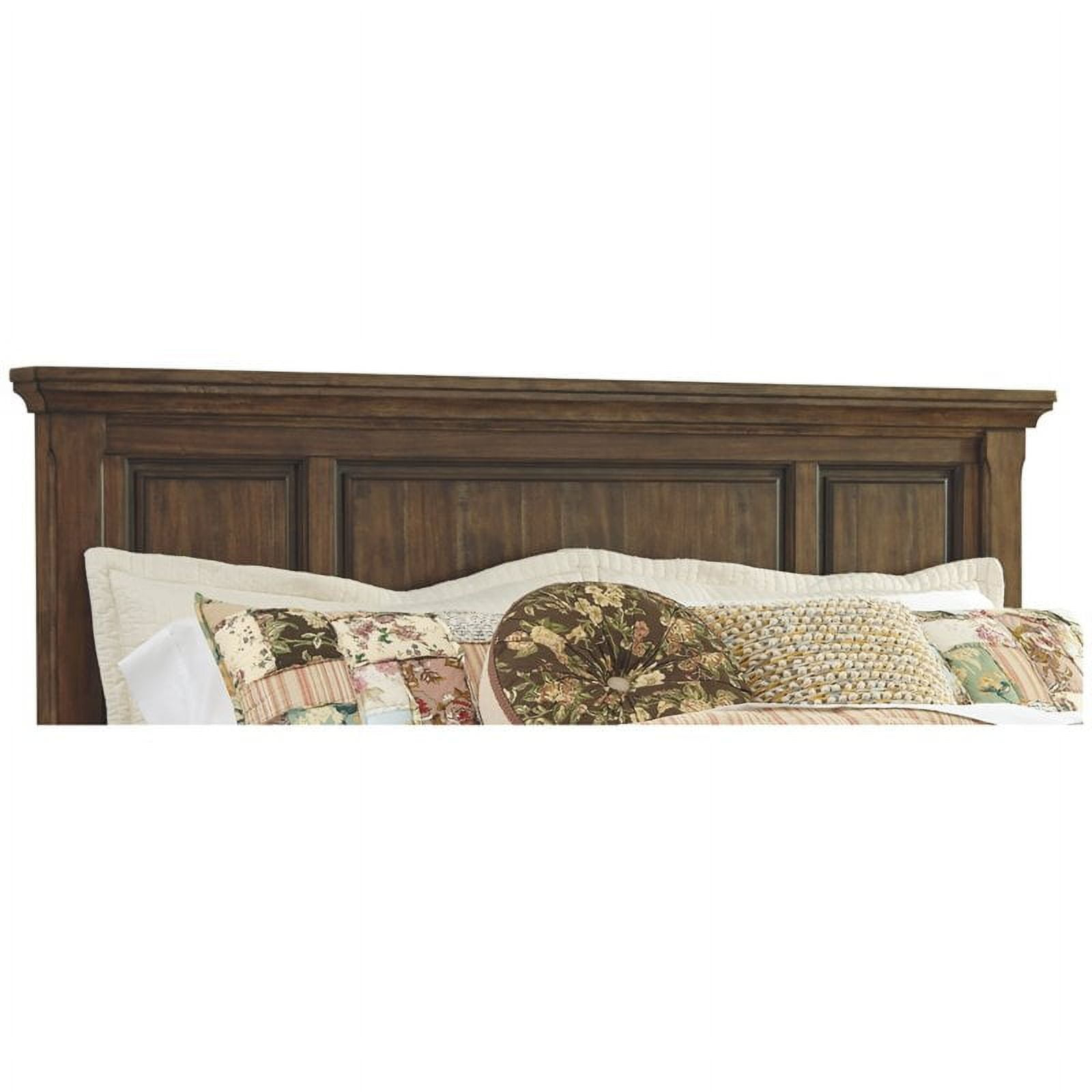 Signature Design by Ashley Flynnter Queen Panel Headboard in Medium Brown
