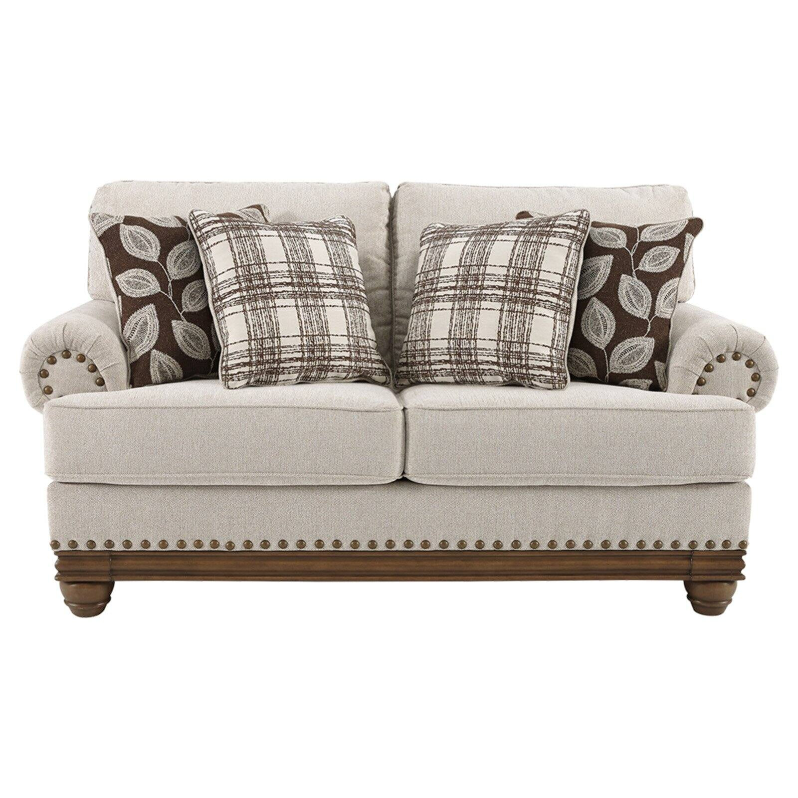 Signature Design by Ashley Harleson Loveseat in Wheat