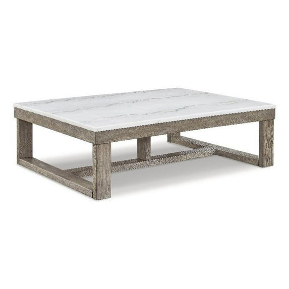 Signature Design by Ashley Loyaska Brown & Ivory Coffee Table