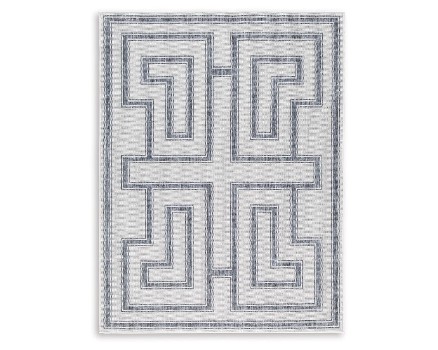 Signature Design by Ashley Matinwood 5' x 7' Rug, Ivory & Charcoal