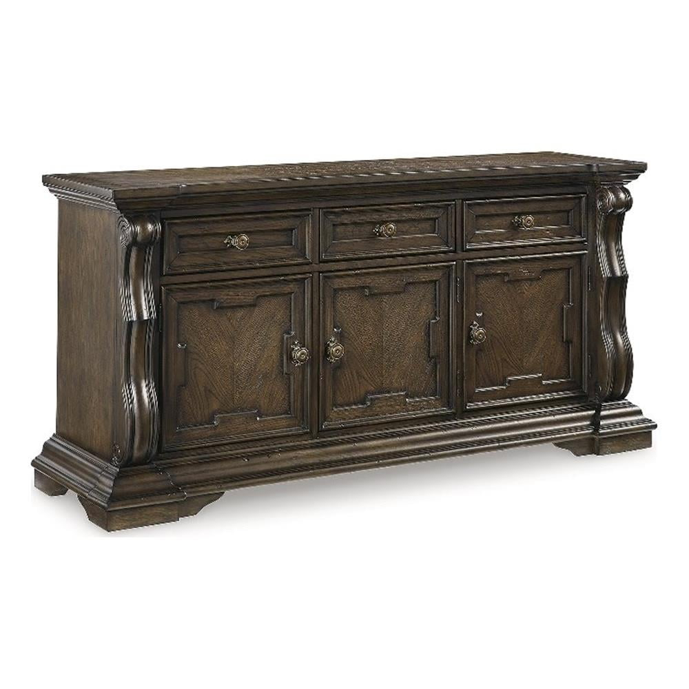 Signature Design by Ashley Maylee Dark Brown Dining Buffet
