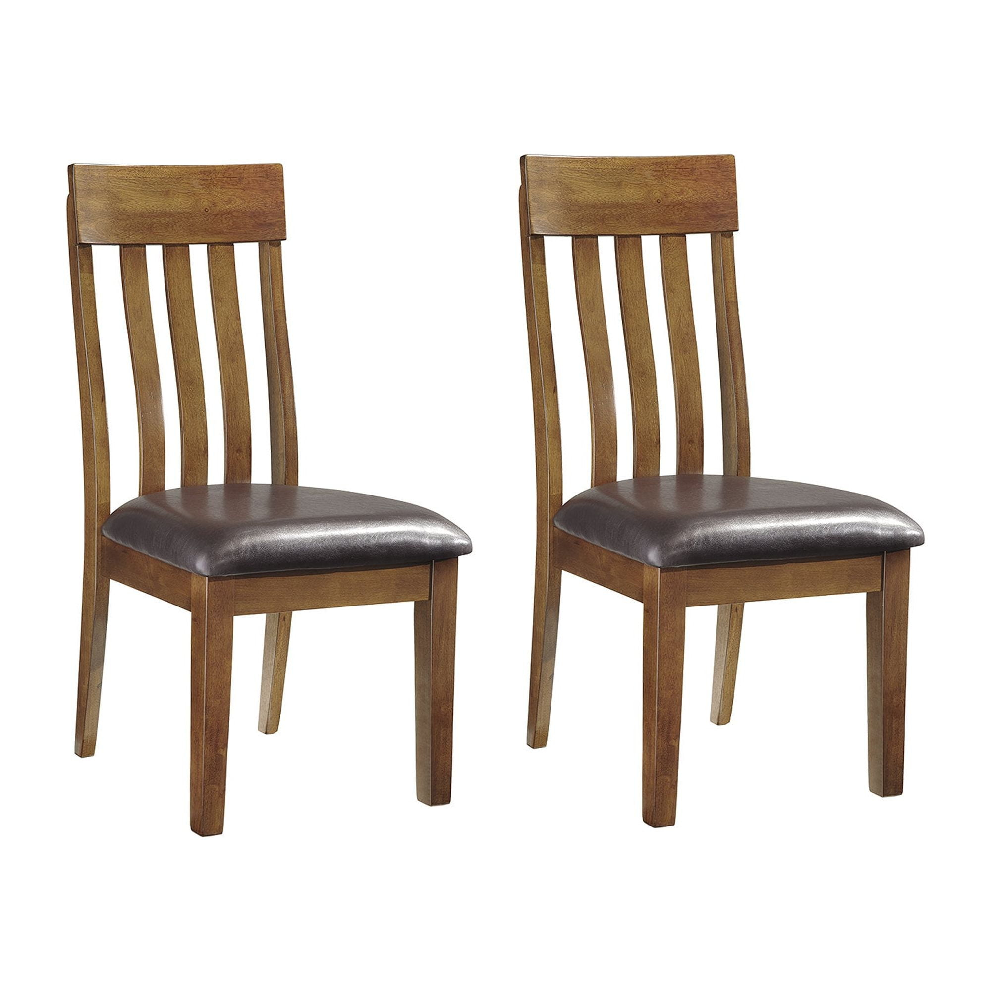 Signature Design by Ashley Ralene Rake Back Dining Room Chair, Set of 2, Brown