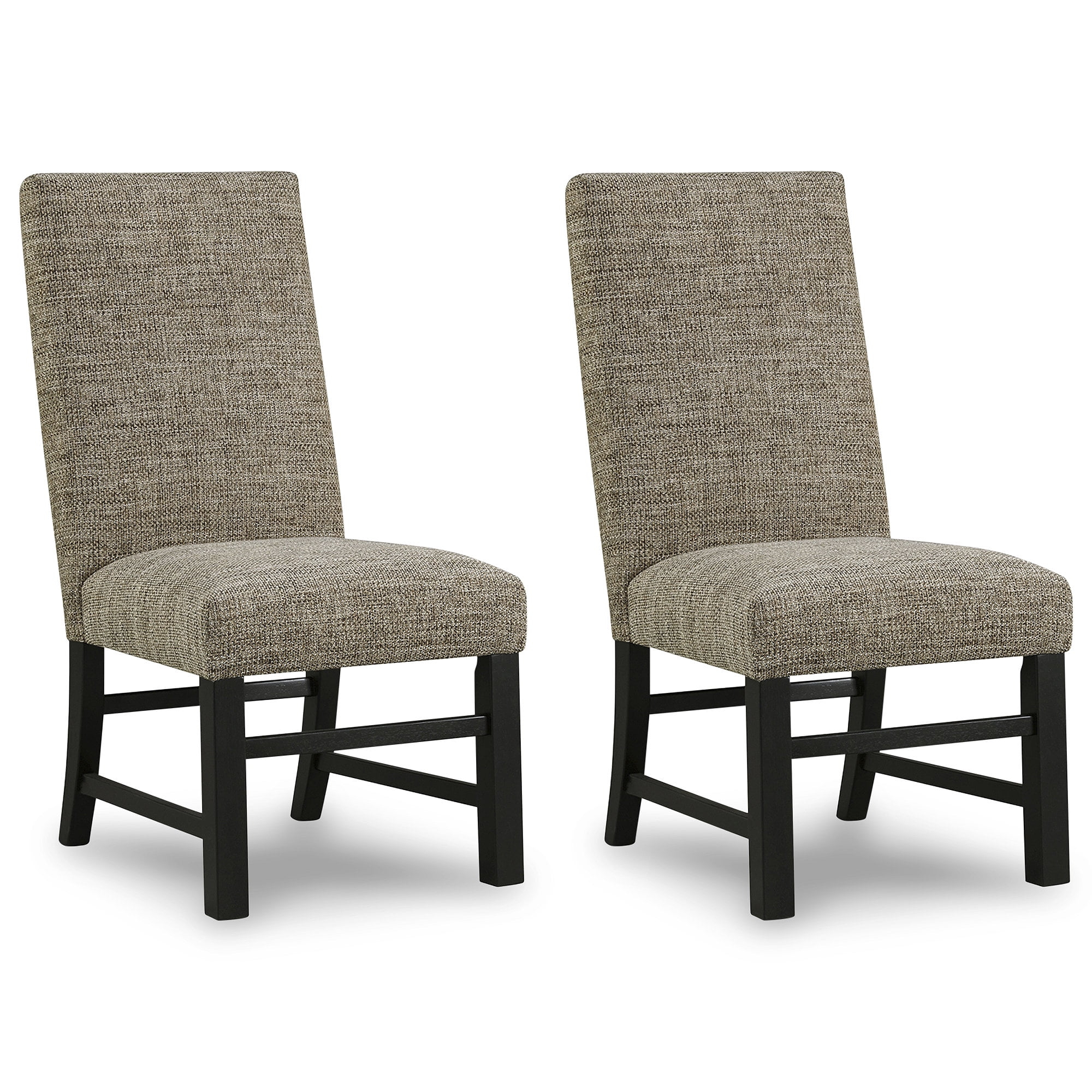 Signature Design by Ashley Sommerford Urban Farmhouse Upholstered Dining Chair, Set of 2, Brown