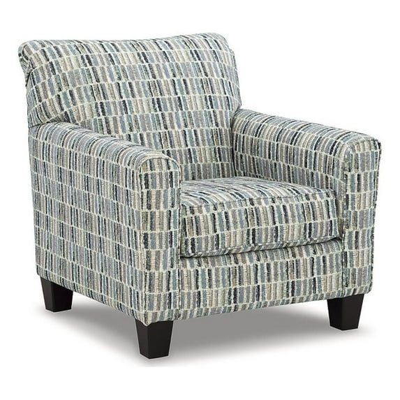 Signature Design by Ashley Valerano Blue & Beige Accent Chair
