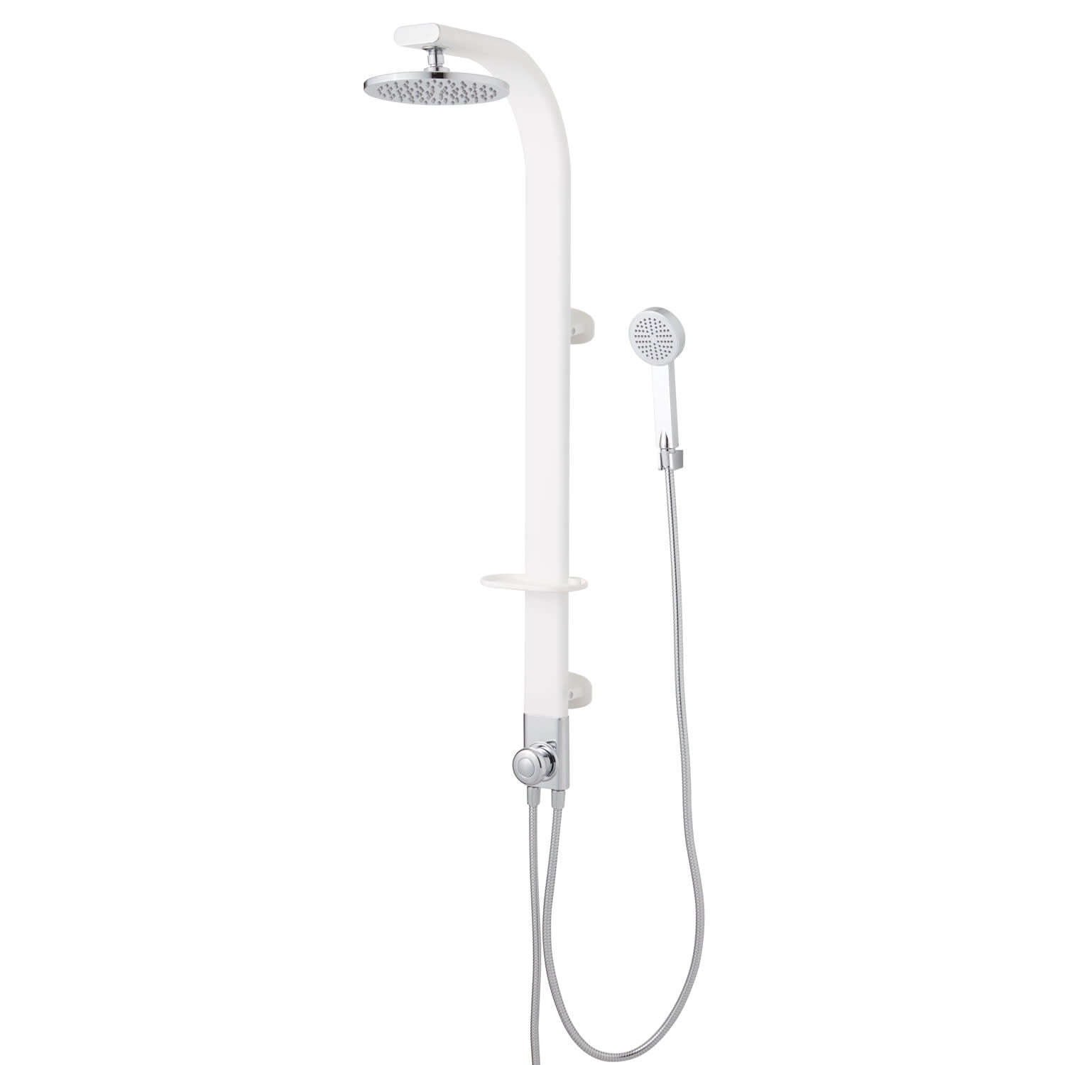 Signature Hardware 426005 Tilley Outdoor Shower Panel - White