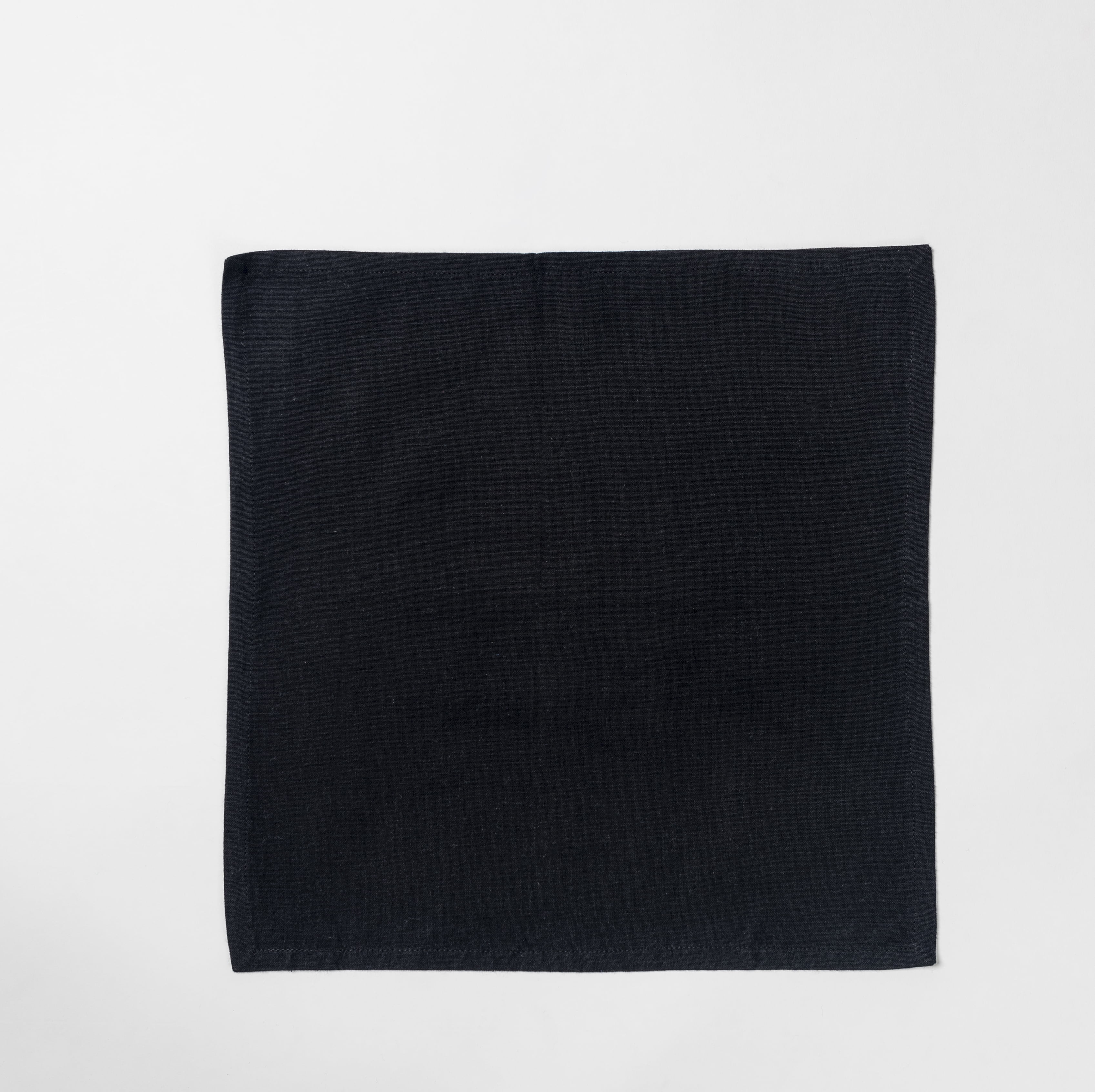 Signature Napkins Style Cotton Poly Cloth Napkin Black (Set of 10)