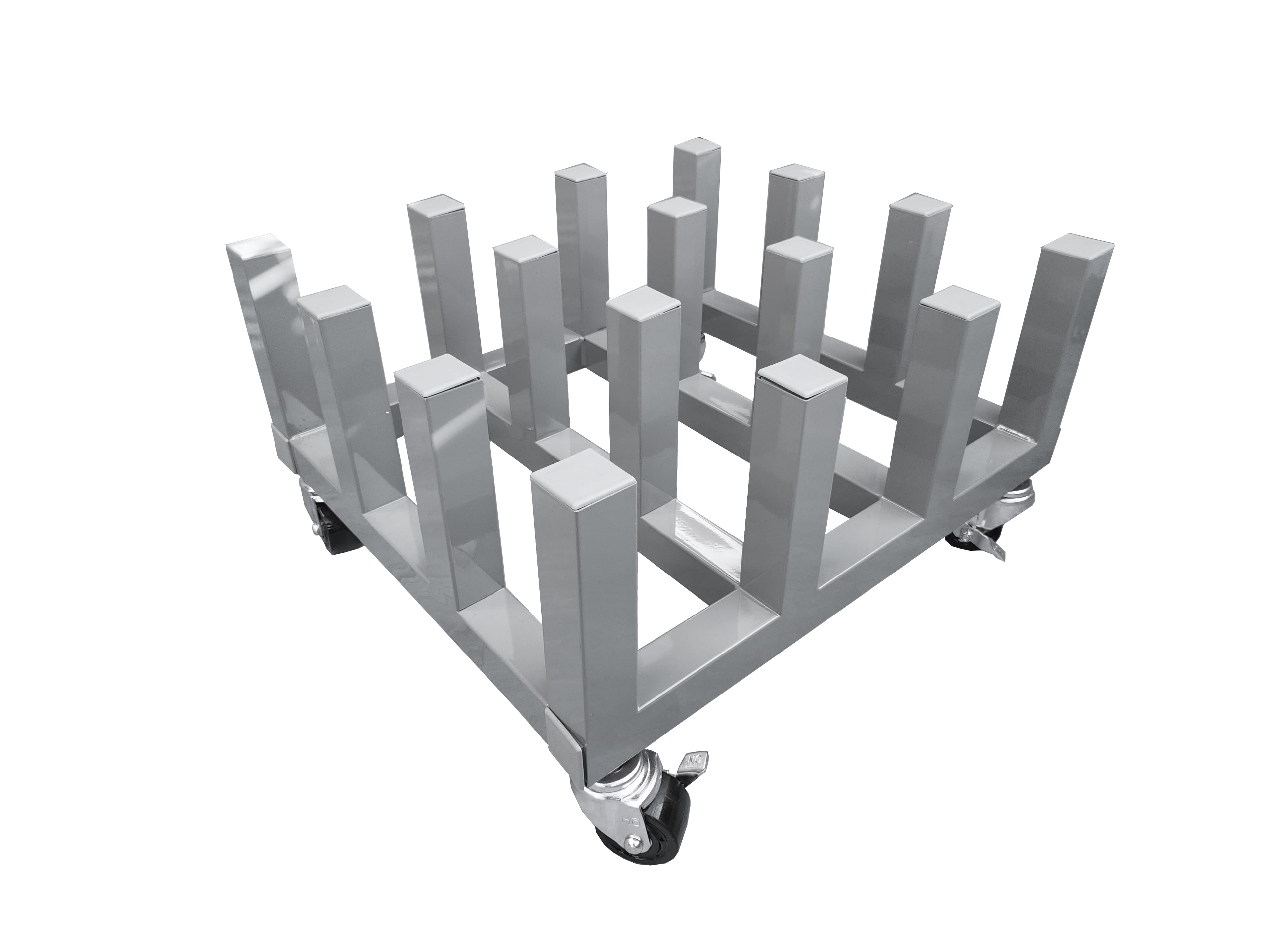 Signworld Heavy Duty Media Roll Mover Cart Rack - Holds 16 rolls (Sign Shop, Production, Manufacturing, Marketing)