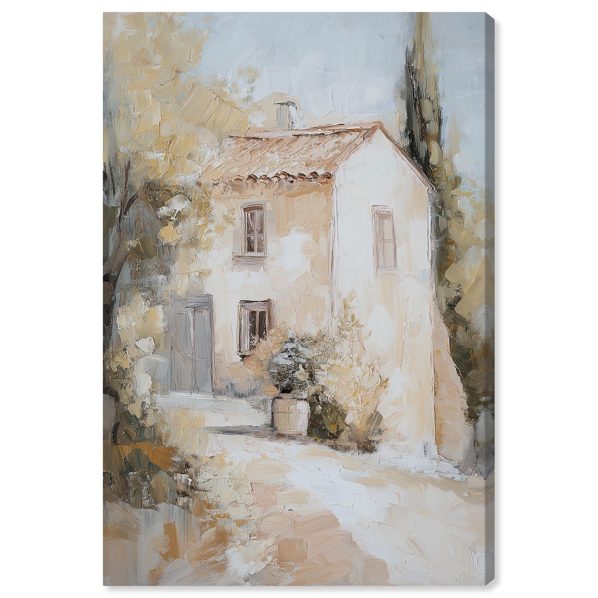 Silent Valley (II) Lienzo Vintage Paisaje Artístico de Art Remedy, Envuelto en Galería, 36" x 54"