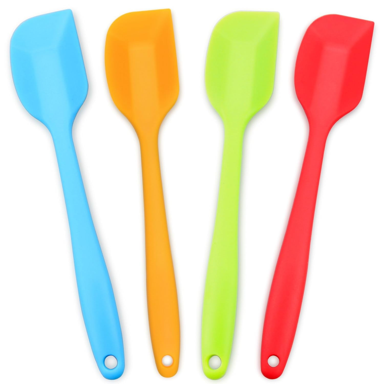 Multicolor Silicone 4-Piece Heat-Resistant Spatula Set