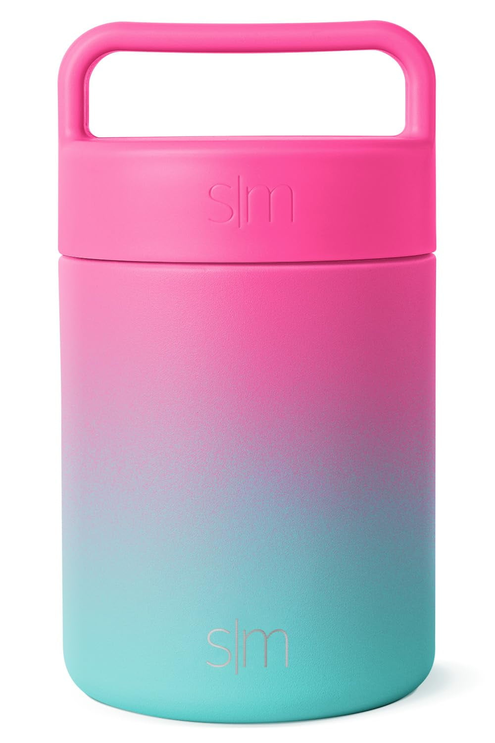 SIMPLE MODERN Food Jar w/ Handle Lid Double Wall Insulated 12 oz Ombre Sorbet