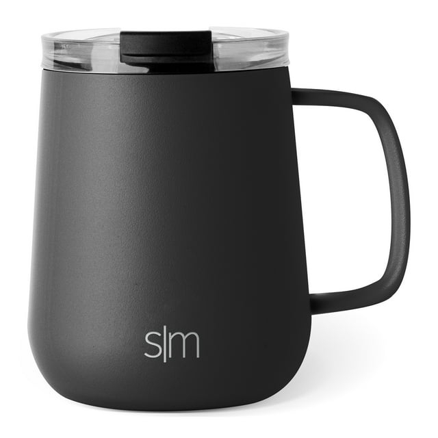 Simple Modern Stainless Steel Vacuum Insulated Voyager Mug with Handle and Flip Lid|12 fl oz