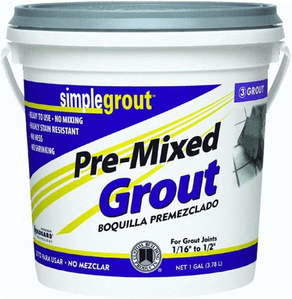 Custom Building Products 1 Quart Bright White Pre-Mixed Grout PMG381QT