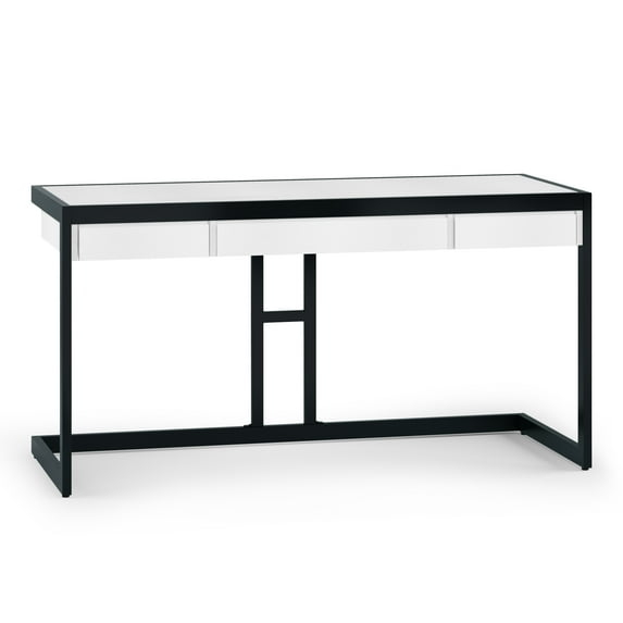Simpli Home Erina SOLID ACACIA WOOD 60" Desk in Distressed White