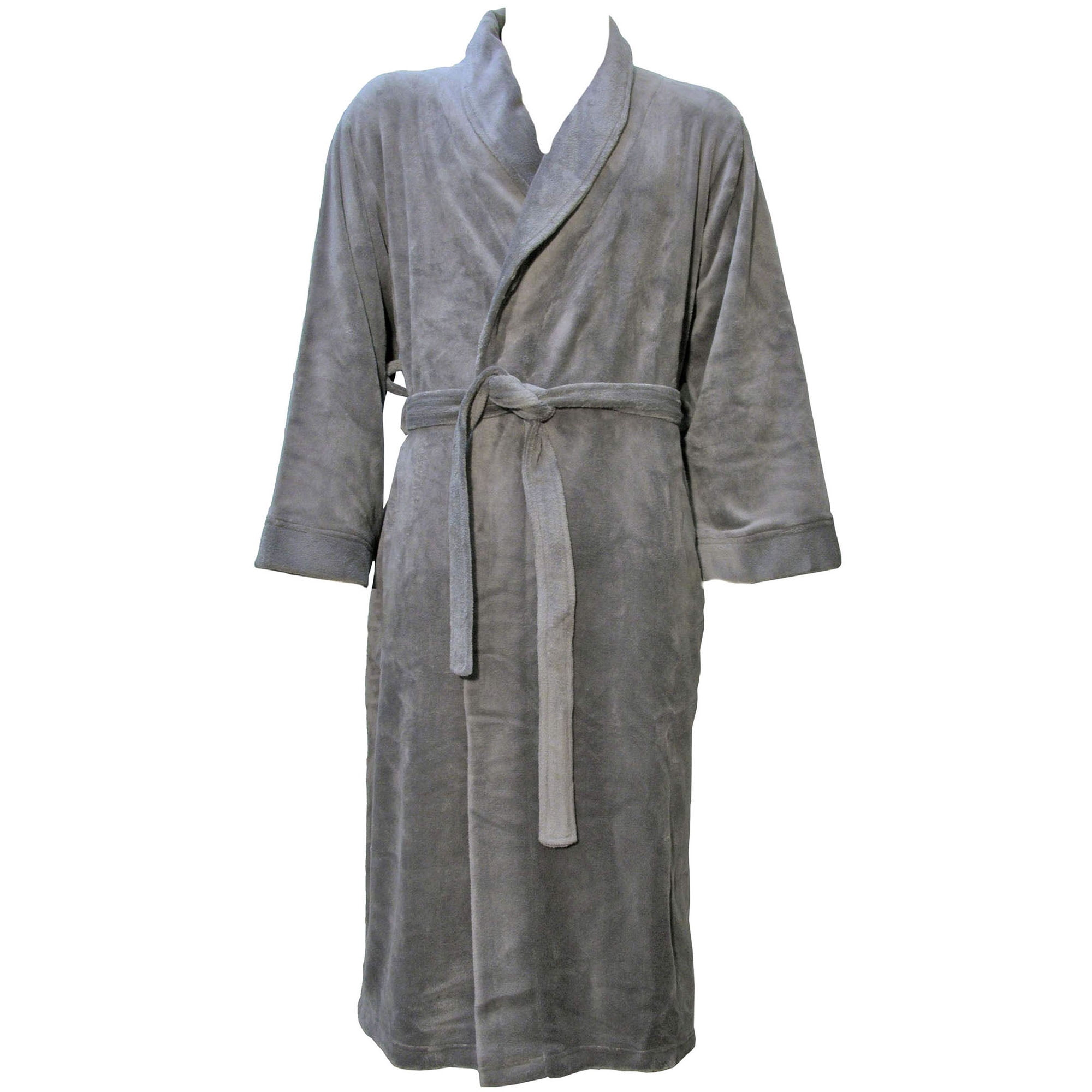 Simplicity New Plush Long Sleeve Pockets Nightgown Bath Robe