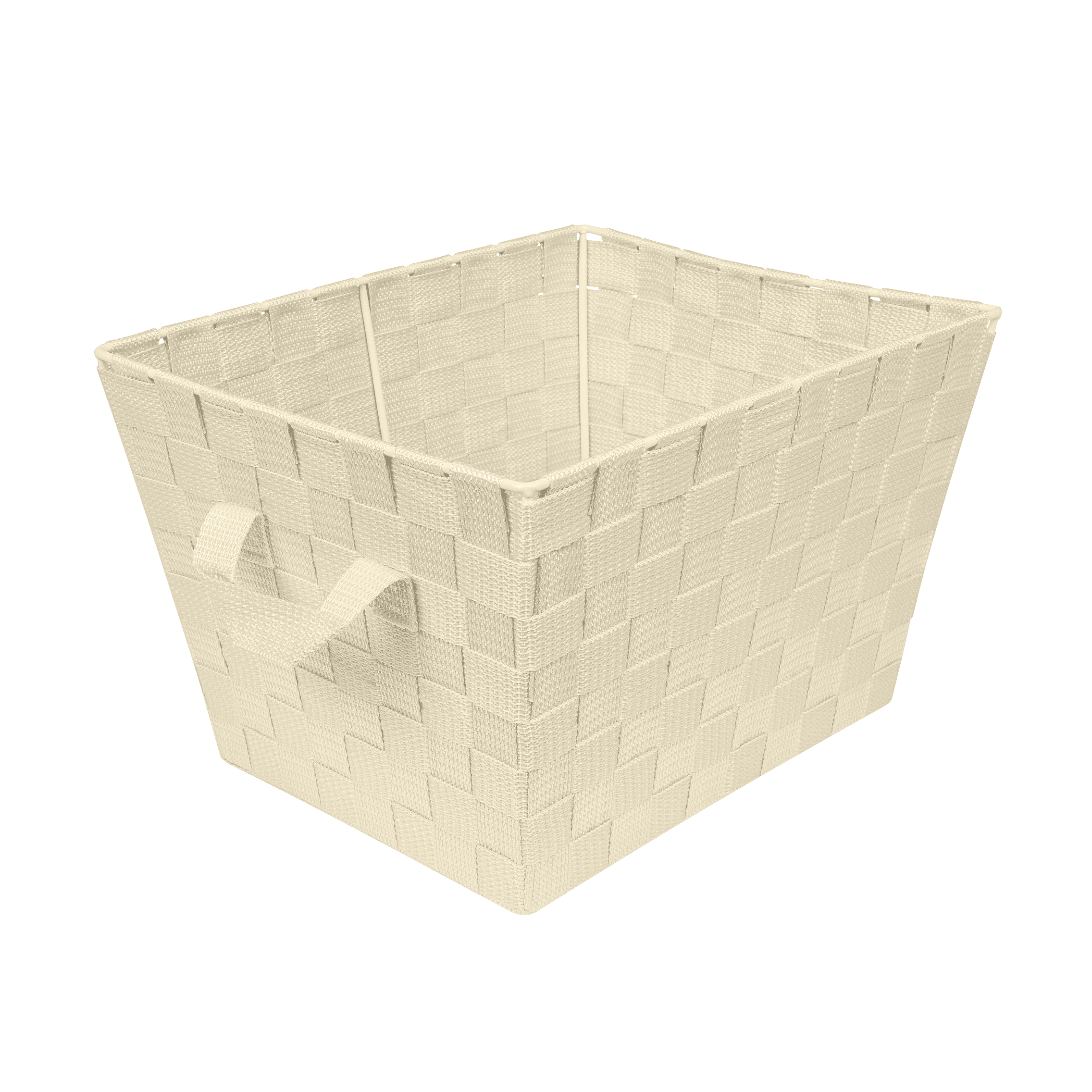 Simplify Small Woven Storage Basket in Ivory