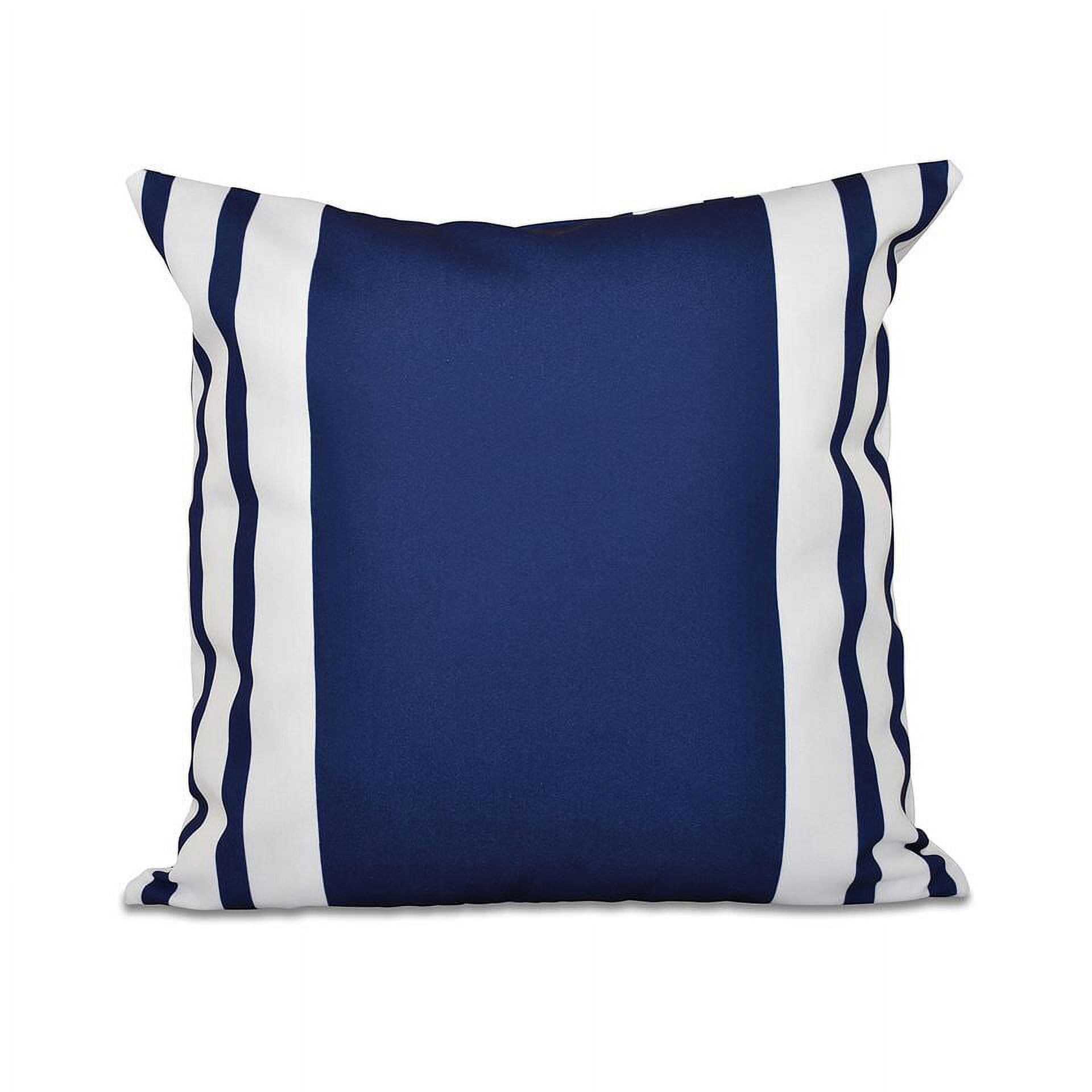 e by design Striped Reversible Throw Pillow