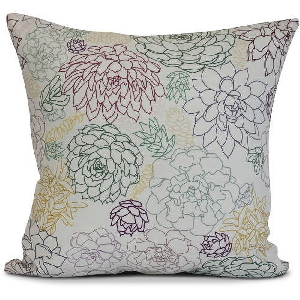 Simply Daisy, L'il Diamond Jill, Geometric Print Indoor/Outdoor Pillow