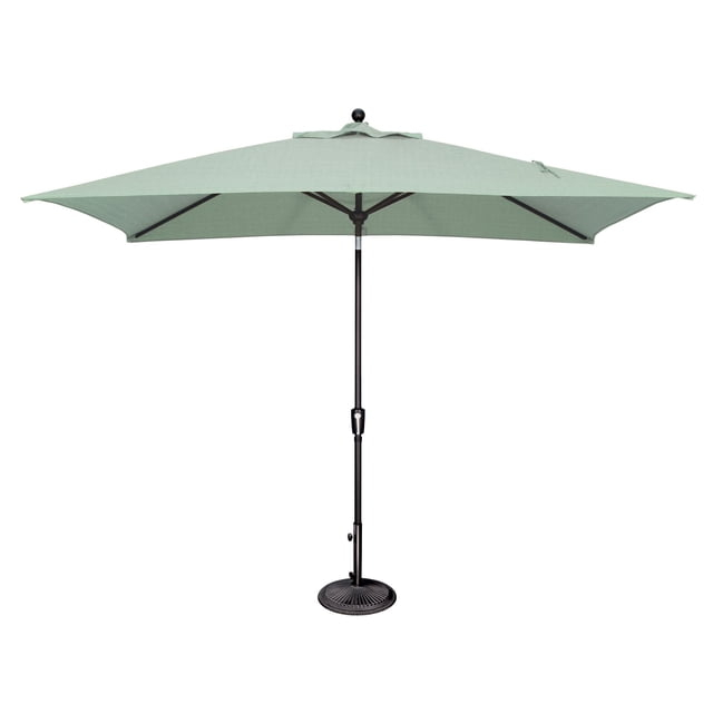 SSUM92-6X10RT09-A5413 6 x 10 ft. Rectangle Push Button Tilt Umbrella, Spa