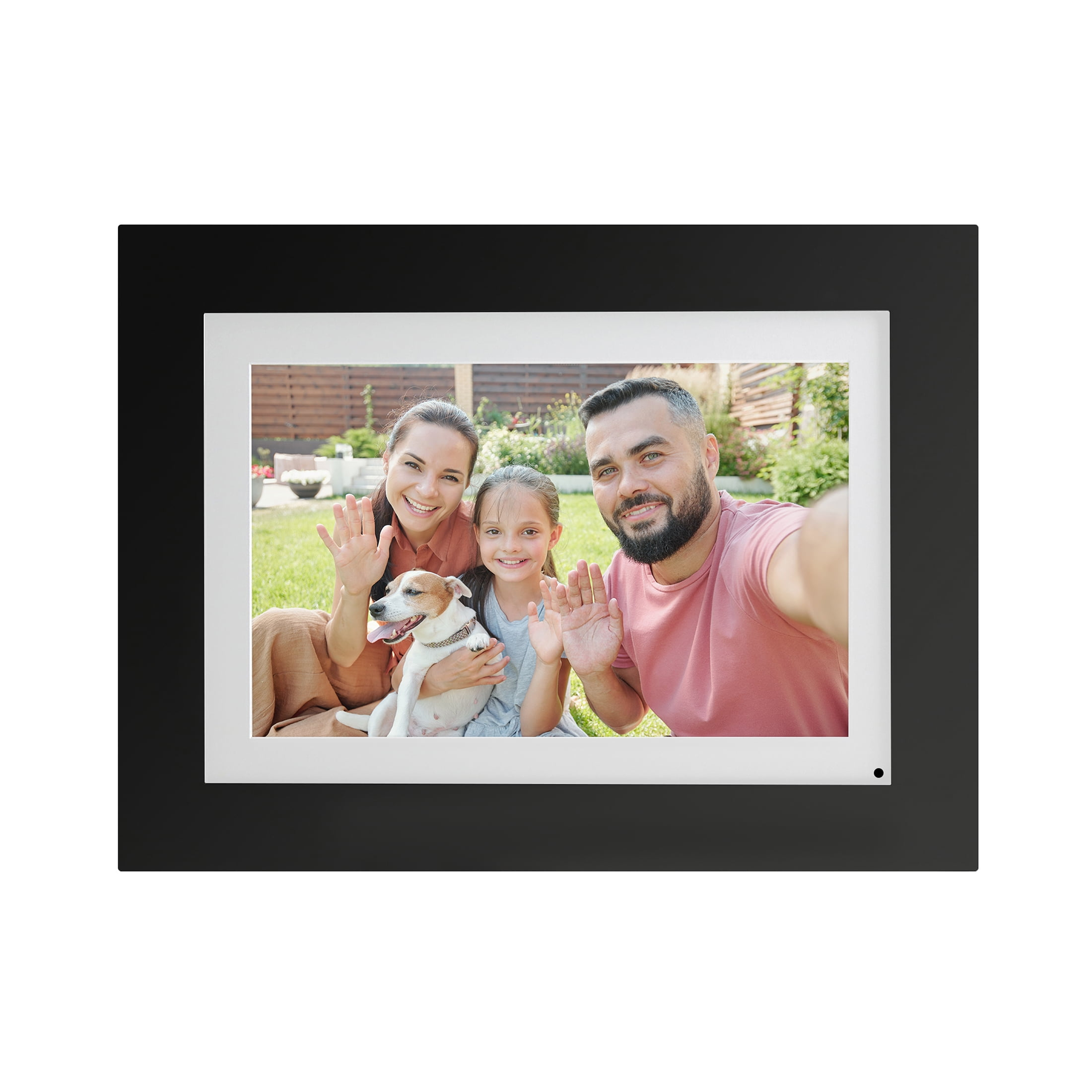 Simplysmart Home Friends And Family 8” Wi-Fi Smart Digital Picture Frame, Send Pictures From Phone To Frame, Hd 1080P Touchscreen, 8Gb Internal Memory