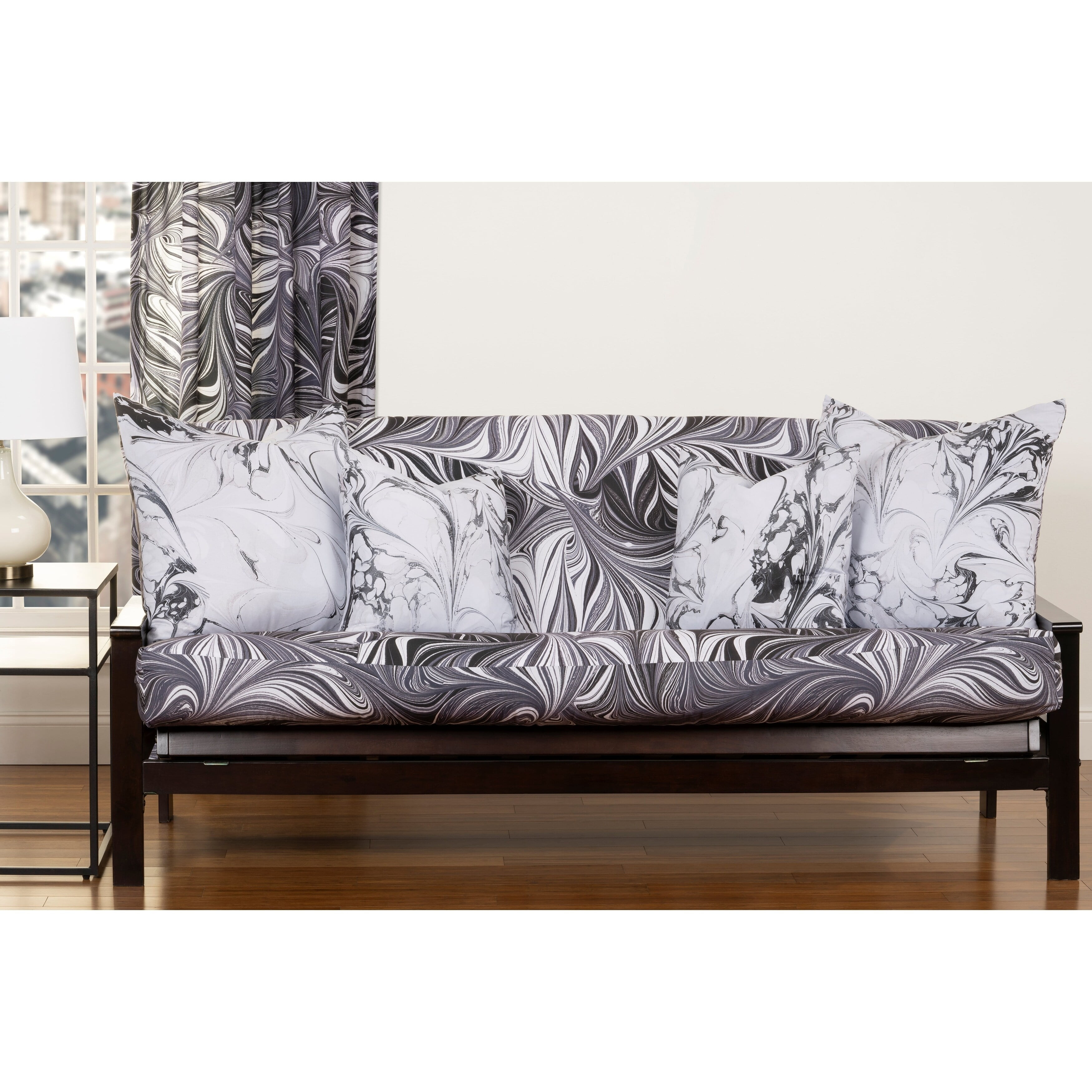 Polyester Box Cushion Futon Slipcover