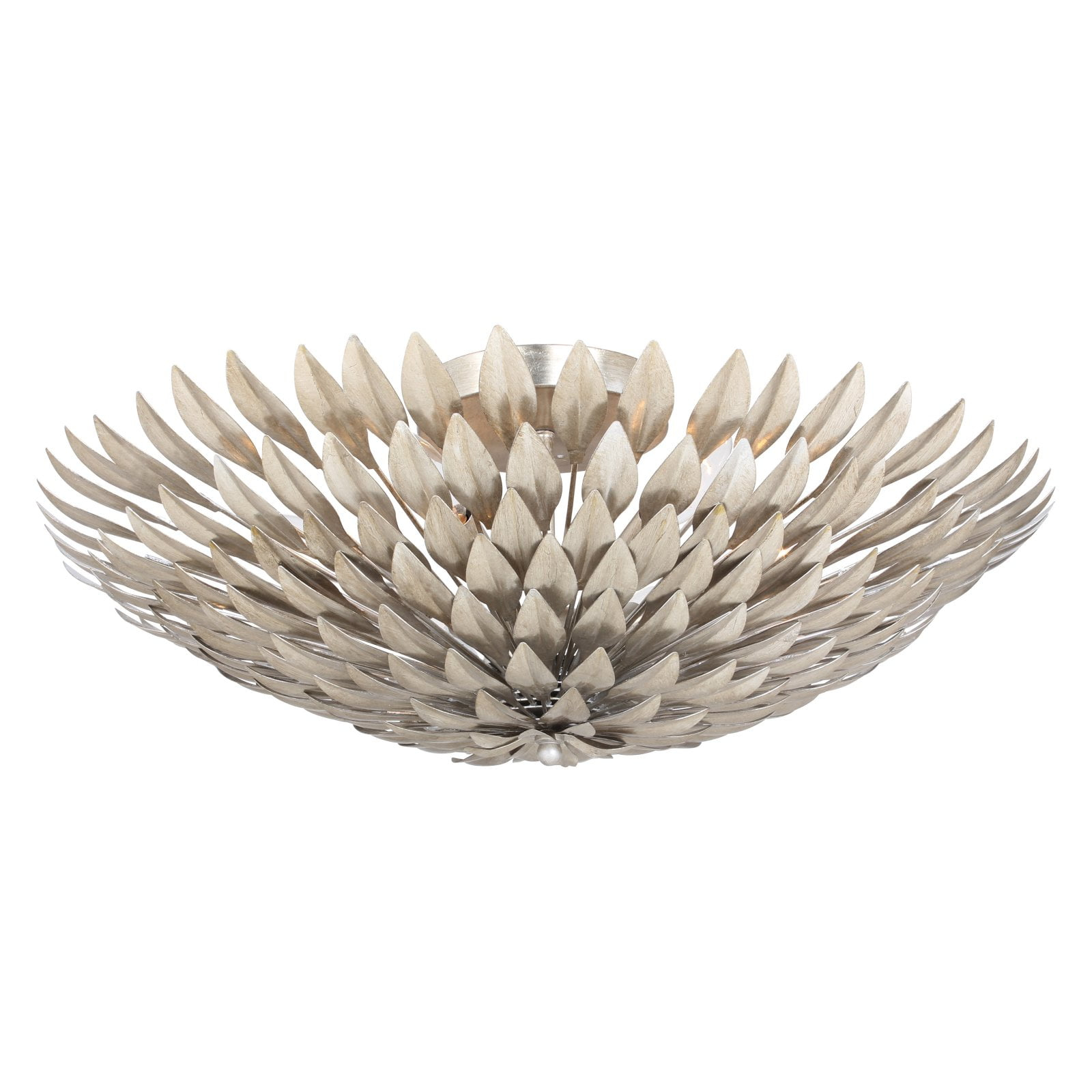 507-SA-Crystorama Lighting-Broche - Six Light Wall Sconce-Antique Silver Finish