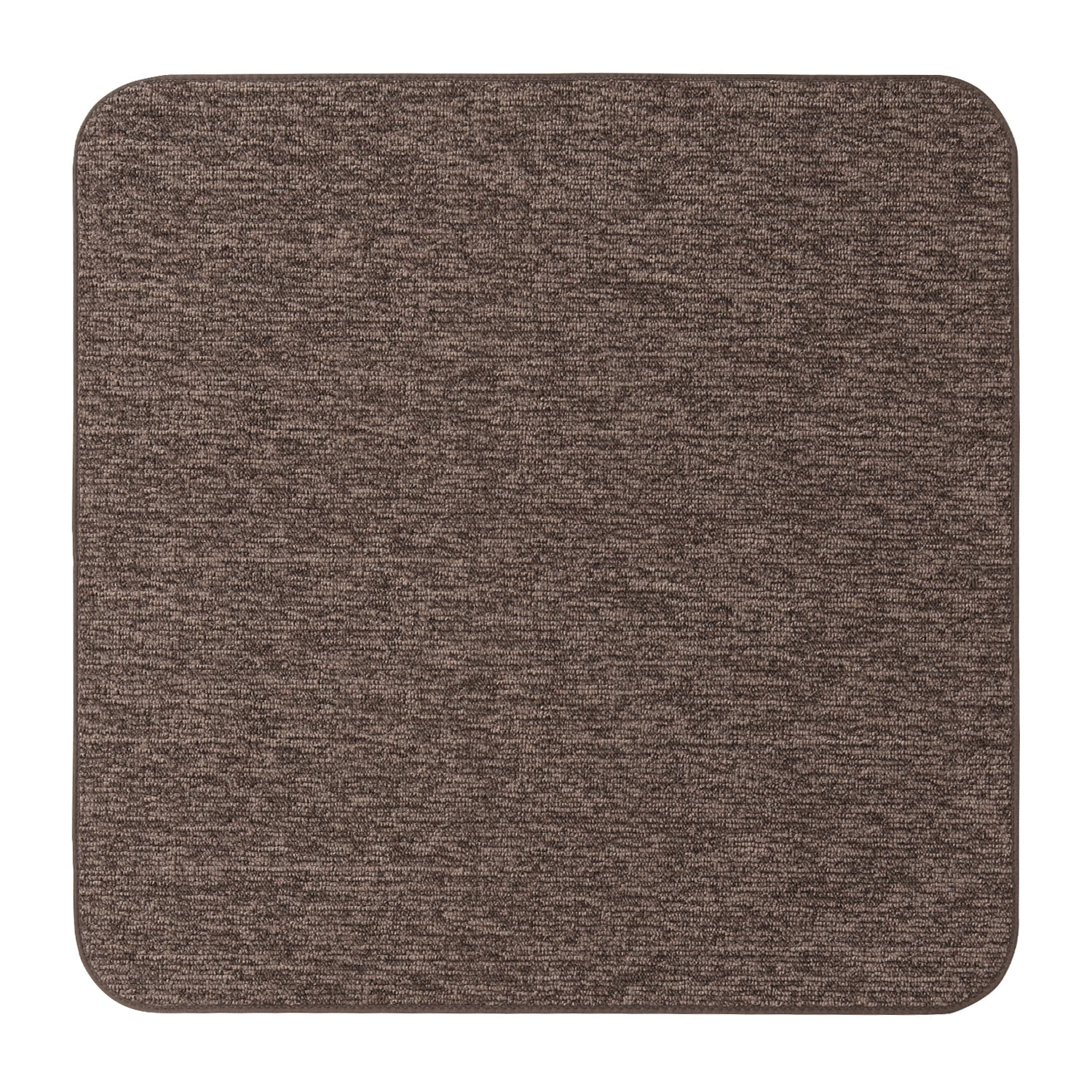 Skid-resistant Carpet Indoor Area Rug Floor Mat - Pebble Gray - 3' X 3' - Many Other Sizes to Choose From