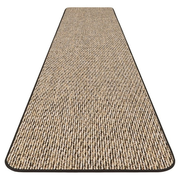 Skid-resistant Carpet Runner - Black Ripple - 4 Ft. X 36 In. - Many Other Sizes to Choose From