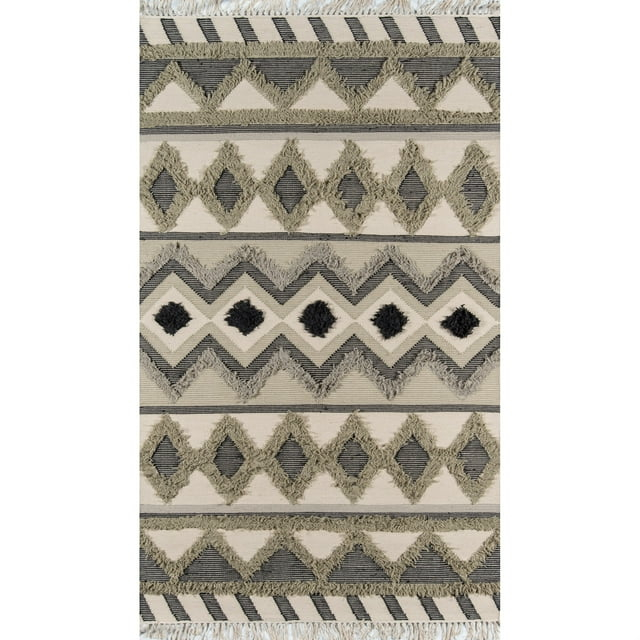 Skyline Decor Novogratz by  Indio Avalon Wool Hand Made Area Rug 3' X 5' 3' x 5' Indoor,Accent Rectangle
