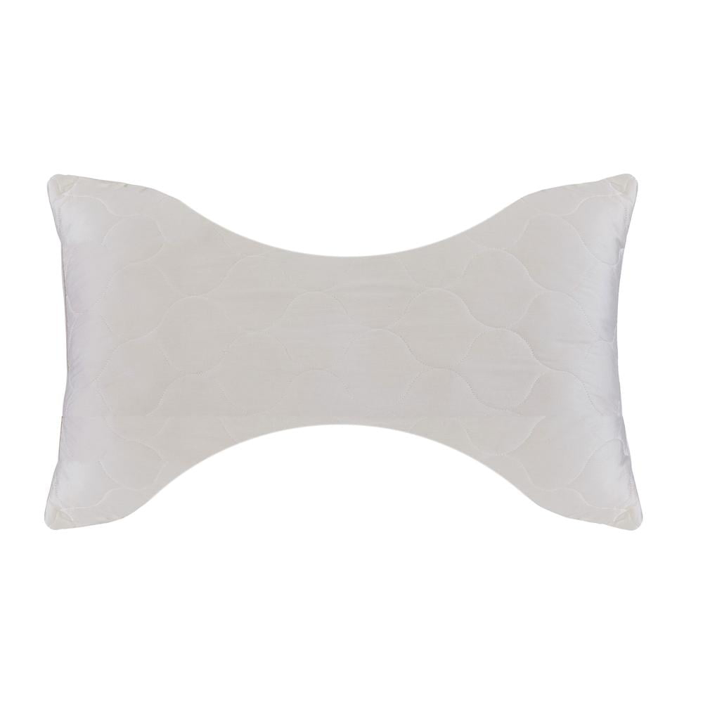 Sleep & Beyond myDual® Side Pillow, 100% natural, adjustable and washable side wool pillow, Queen 20x3"
