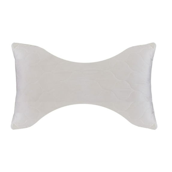 Sleep & Beyond myDual® Side Pillow, 100% natural, adjustable and washable side wool pillow, Queen 20x3"