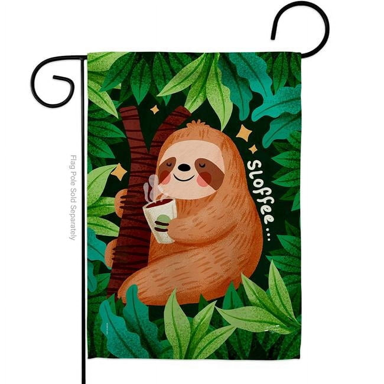 Sloffee Animals Wildlife 13 x 18.5 in. Double-Sided Decorative Vertical Garden Flags for House Decoration Banner Yard Gift