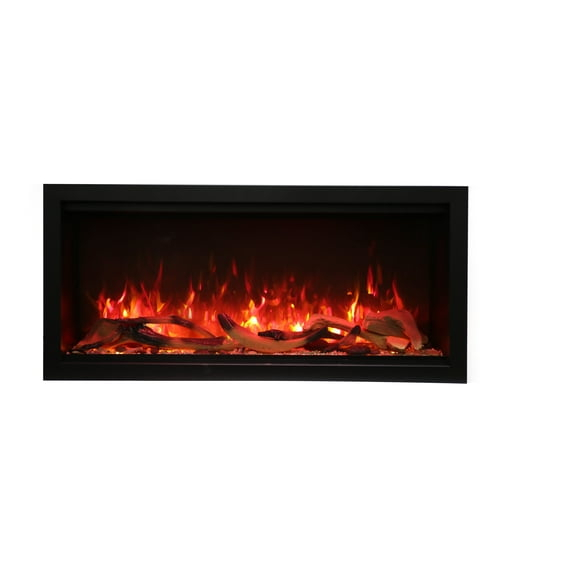 Smart 42" Extra Tall Clean face Electric Built-in with black steel surround